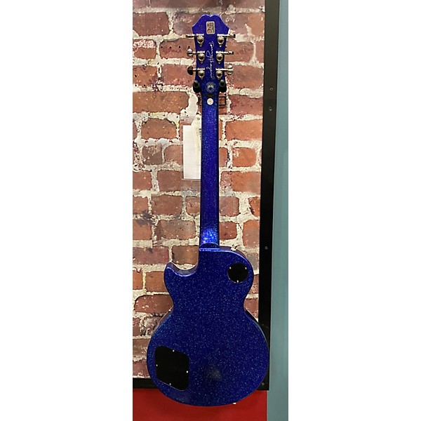 Used Epiphone Used Epiphone Tommy Thayer Les Paul Standard BLUE SPARKLE Solid Body Electric Guitar