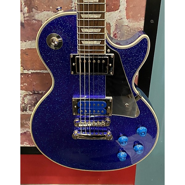 Used Epiphone Used Epiphone Tommy Thayer Les Paul Standard BLUE SPARKLE Solid Body Electric Guitar