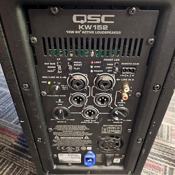 Used QSC KW152 15In 2-Way Powered Speaker