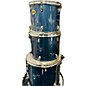 Used Peace Used Peace 4 piece 4 Piece Drumset Blue Drum Kit thumbnail