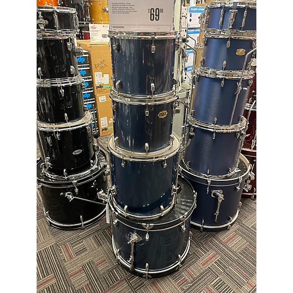 Used Peace Used Peace 4 piece 4 Piece Drumset Blue Drum Kit