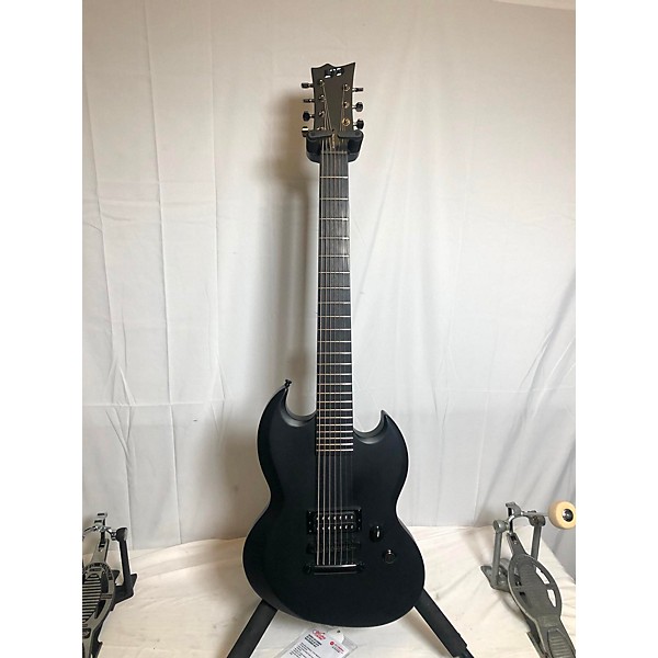 Used ESP LTD Viper Black Metal 7B Baritone Guitars