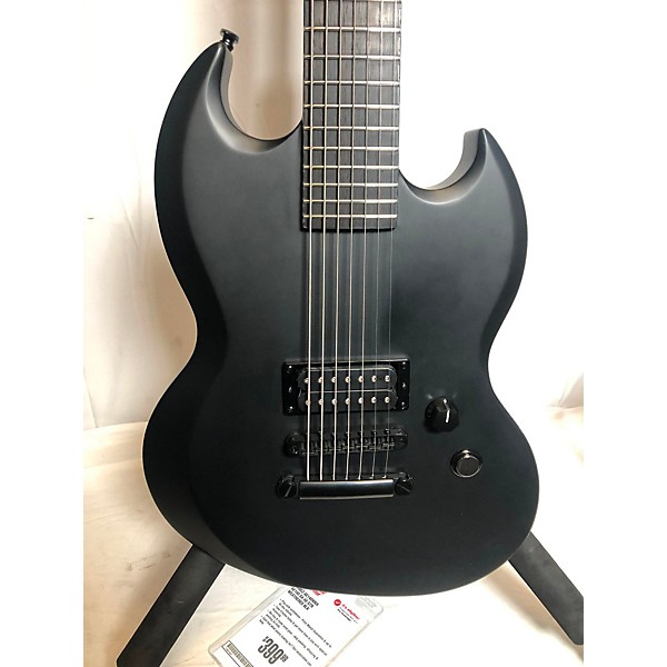 Used ESP LTD Viper Black Metal 7B Baritone Guitars