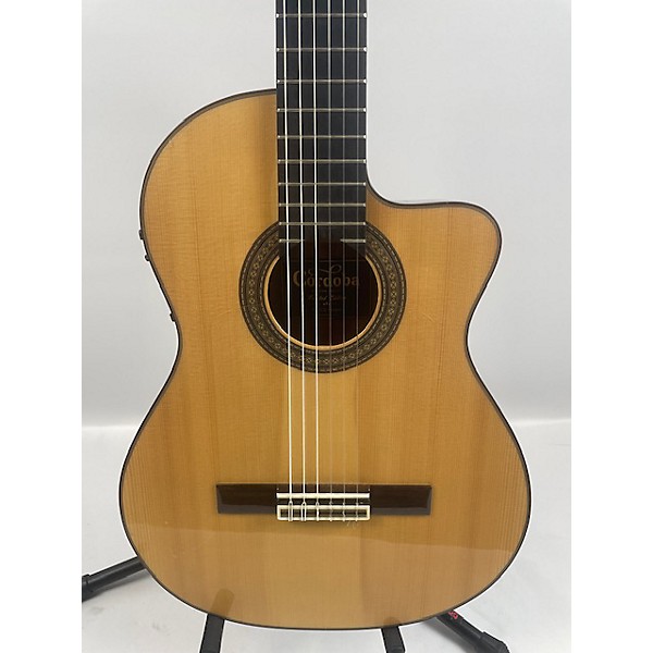 Used Cordoba 55FCE Thinbody Flamenco Classical Acoustic Electric Guitar