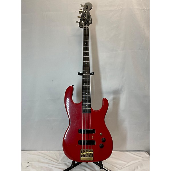 Used Modulus Guitars Used Modulus Guitars Graphite Bass Star Red Electric Bass Guitar