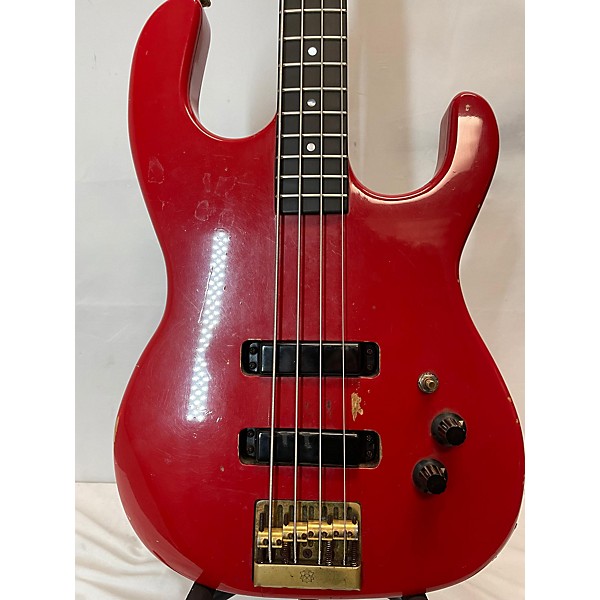 Used Modulus Guitars Used Modulus Guitars Graphite Bass Star Red Electric Bass Guitar