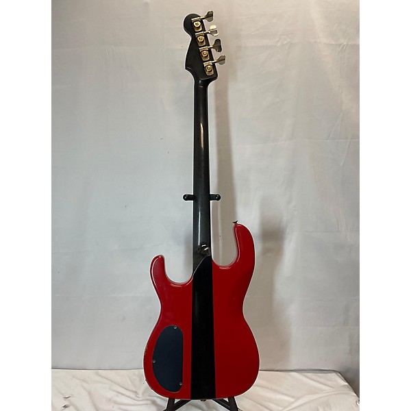 Used Modulus Guitars Used Modulus Guitars Graphite Bass Star Red Electric Bass Guitar