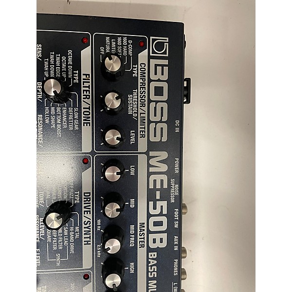 Used BOSS ME50B Bass Multi Bass Effect Pedal