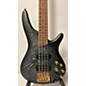 Used Ibanez Used Ibanez SR300EDX Black Ice Frozen Matte Electric Bass Guitar