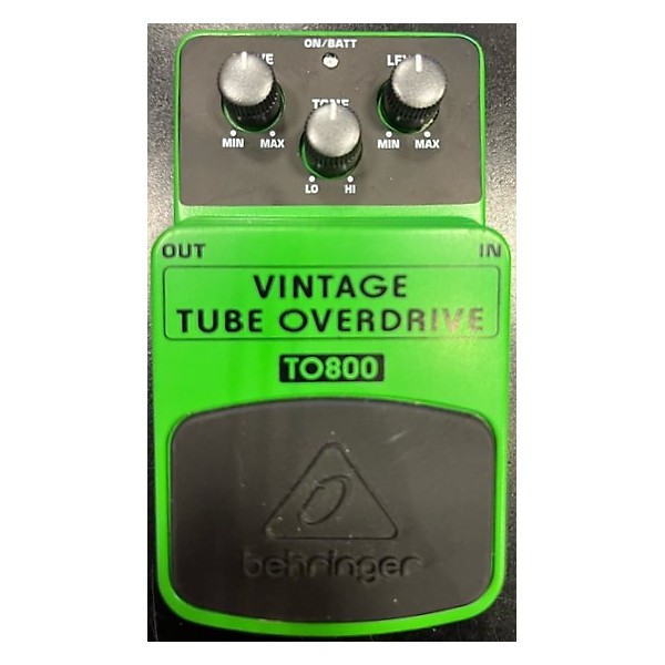 Used Behringer TO800 Vintage Tube Overdrive Effect Pedal