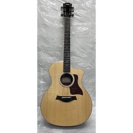 Used Taylor Used Taylor 214CE Deluxe Natural Acoustic Electric Guitar