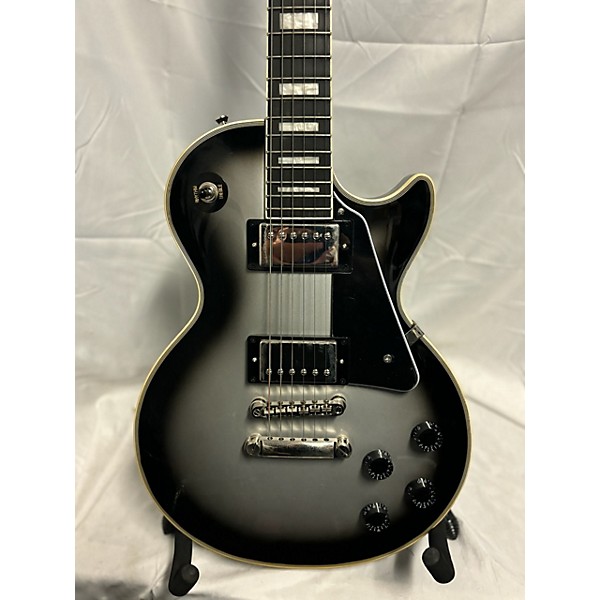 Used Epiphone Used Epiphone Les Paul Custom Silverburst Solid Body Electric Guitar