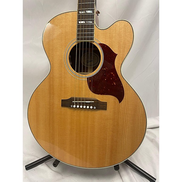 Used Gibson Used 2020 Gibson J185EC Natural Acoustic Electric Guitar