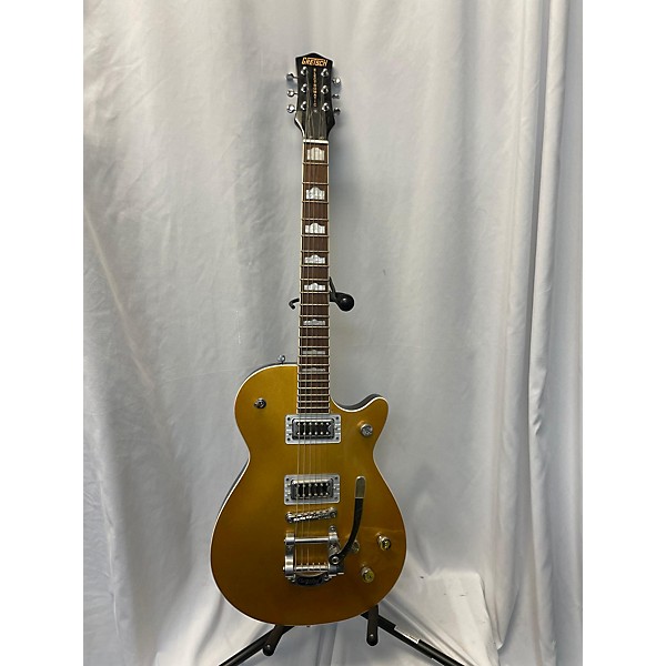 Used Gretsch Guitars Used Gretsch Guitars G5230 Electromatic Yellow Solid Body Electric Guitar