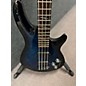 Used Used Schecter Guitar Research Omen Elite 4 See-Thru Blue Burst Electric Bass Guitar