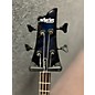 Used Used Schecter Guitar Research Omen Elite 4 See-Thru Blue Burst Electric Bass Guitar