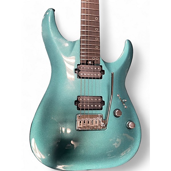 Used Schecter Guitar Research Used Schecter Guitar Research diamond series aaron marshall blue Solid Body Electric Guitar