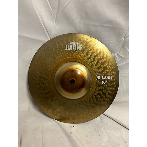 Used Paiste 10in Rude Splash Cymbal