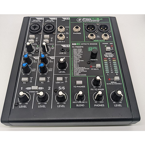 Used Mackie ProFX6v3 Digital Mixer