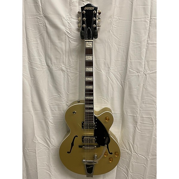 Used Gretsch Guitars Used Gretsch Guitars G2420T Streamliner Metallic Gold Hollow Body Electric Guitar