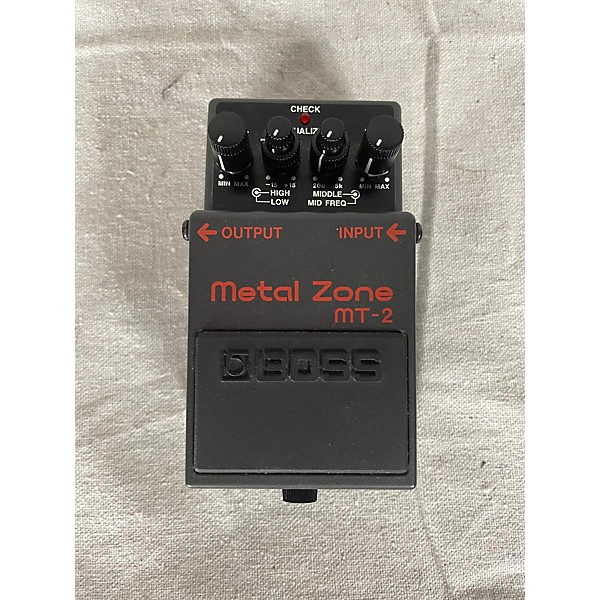 Used BOSS Used BOSS MT2 Metal Zone Distortion Effect Pedal