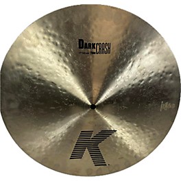 Used Zildjian Used Zildjian 17in K Thin Dark Crash Cymbal