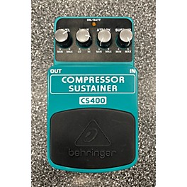 Used Behringer CS400 Compressor Sustainer Effect Pedal