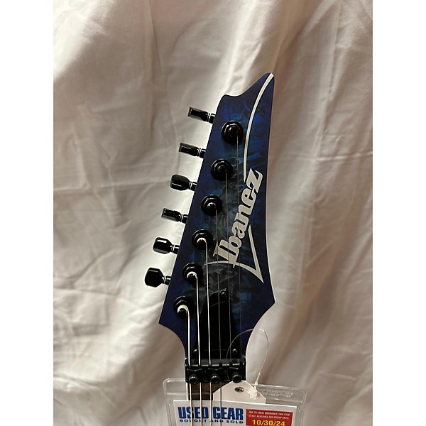 Used Ibanez Used Ibanez S770-CZM Blue Solid Body Electric Guitar