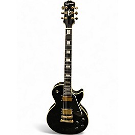 Used Epiphone LTD Ed Bjorn Gelotte les paul custom Ebony Solid Body Electric Guitar