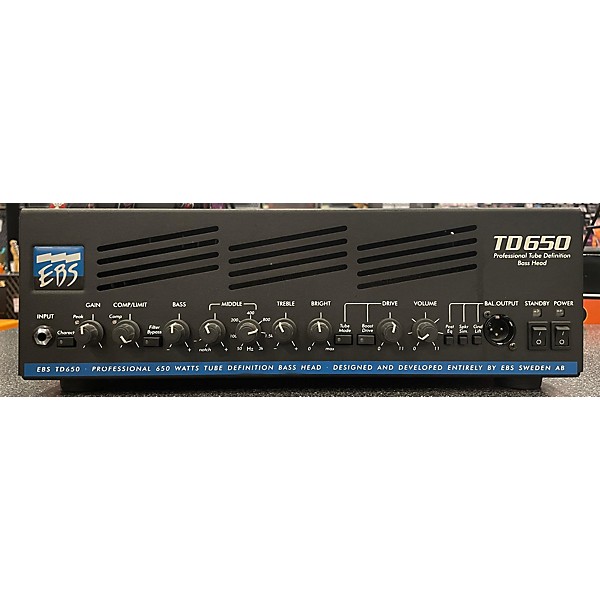 Used EBS TD650 Bass Amp Head