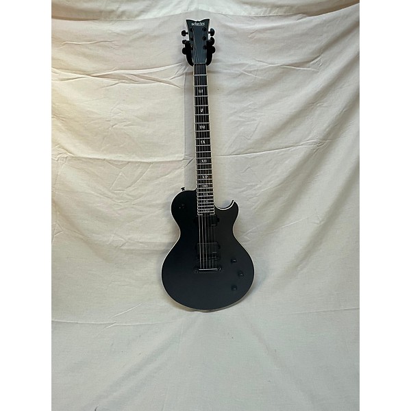 Used Schecter Guitar Research Used Schecter Guitar Research Solo II Evil Twin Black Solid Body Electric Guitar