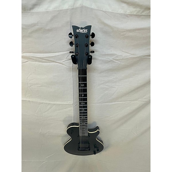 Used Schecter Guitar Research Used Schecter Guitar Research Solo II Evil Twin Black Solid Body Electric Guitar