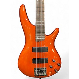 Used Ibanez Used 2009 Ibanez SR300 Metallic Orange Electric Bass Guitar