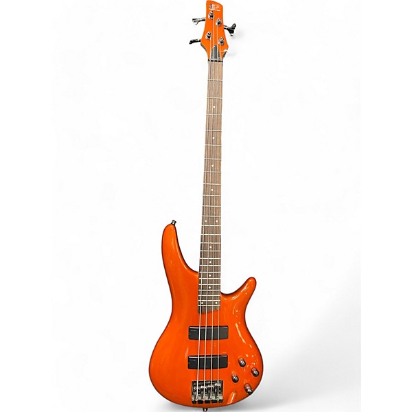 Used Ibanez Used 2009 Ibanez SR300 Metallic Orange Electric Bass Guitar