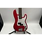 Used Squier Used Squier Mini P Bass Red Electric Bass Guitar