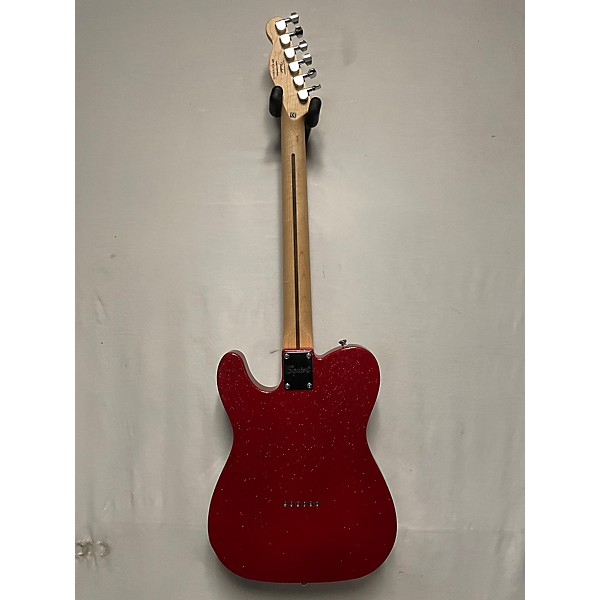 Used Squier Used Squier Telecaster Cherry Sparkle Solid Body Electric Guitar