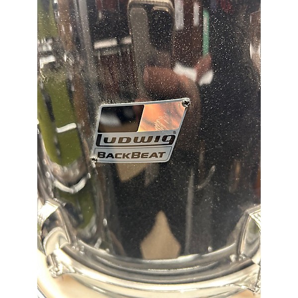 Used Ludwig Used Ludwig 5 piece BackBeat Black Drum Kit