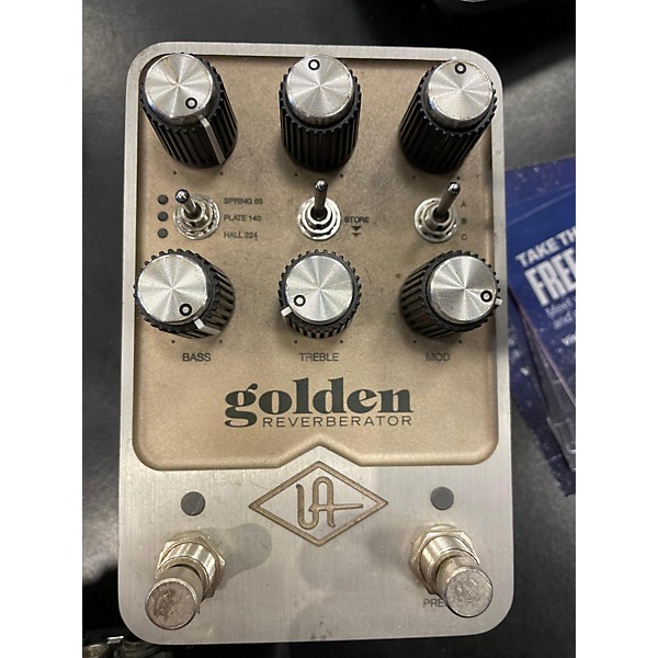 Used Universal Audio Used Universal Audio GOLDEN REVERBERATOR Effect Pedal