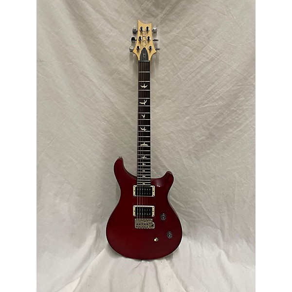 Used PRS Used PRS CE24 Satin Red Solid Body Electric Guitar