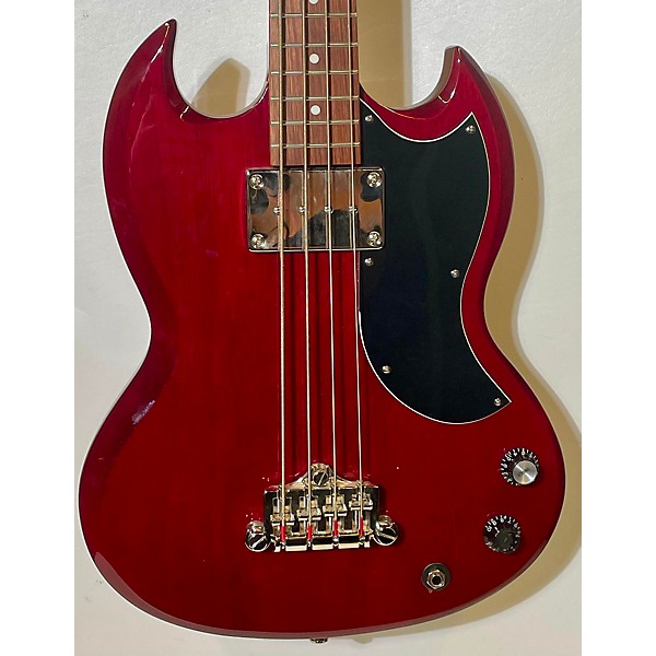 Used Epiphone Used Epiphone EB0 Red Electric Bass Guitar