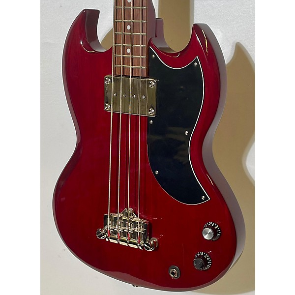 Used Epiphone Used Epiphone EB0 Red Electric Bass Guitar