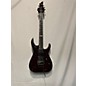 Used 2006 ESP LTD H1001QM Deluxe Floyd Rose See Thru Black Cherry Solid Body Electric Guitar thumbnail