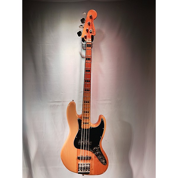 Used Squier Used Squier Classic Vibe 70s Jazz Bass Natural Electric Bass Guitar