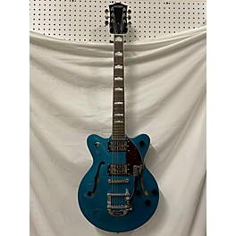 Used Gretsch Guitars Used Gretsch Guitars G2657T Ocean Turquoise Hollow Body Electric Guitar