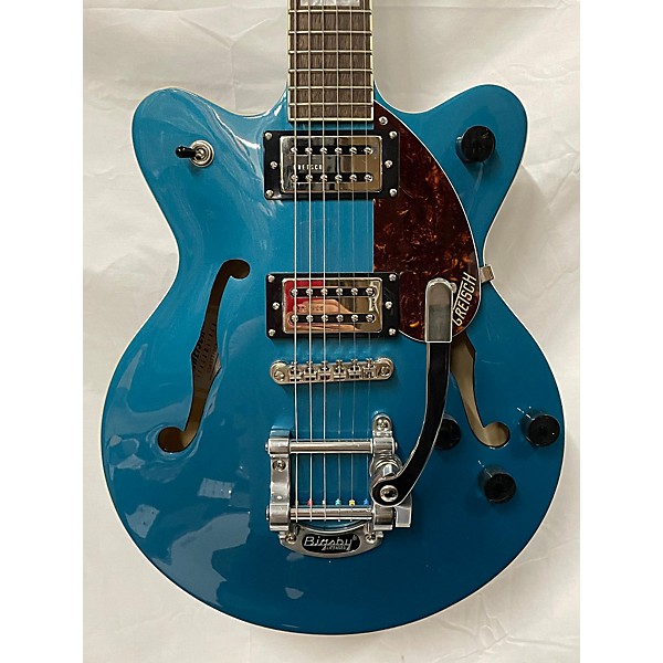 Used Gretsch Guitars Used Gretsch Guitars G2657T Ocean Turquoise Hollow Body Electric Guitar