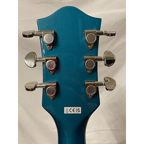 Used Gretsch Guitars Used Gretsch Guitars G2657T Ocean Turquoise Hollow Body Electric Guitar