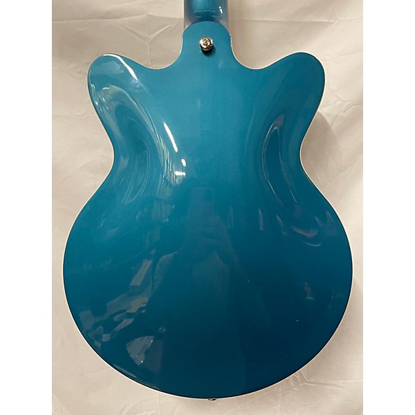 Used Gretsch Guitars Used Gretsch Guitars G2657T Ocean Turquoise Hollow Body Electric Guitar