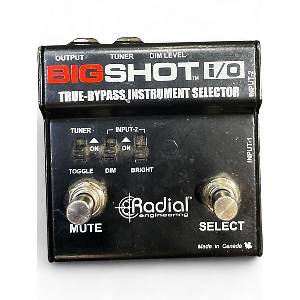 Used Radial Engineering Bigshot I/O True Bypass Selector Pedal