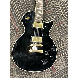 Used Epiphone Used Epiphone Les Paul Custom Black Solid Body Electric Guitar