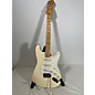 Used Fender Standard Stratocaster Antique White Solid Body Electric Guitar thumbnail